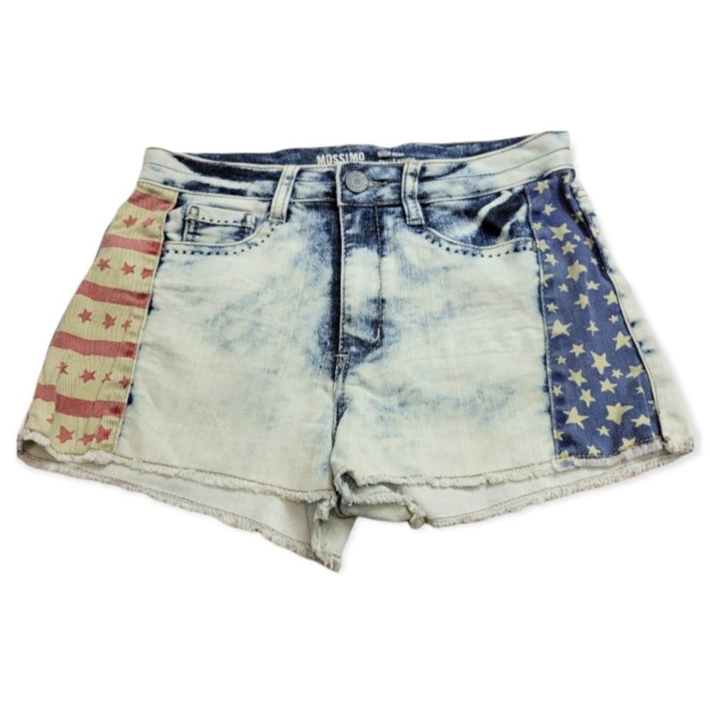 Mossimo High rise patriotic shorts 9